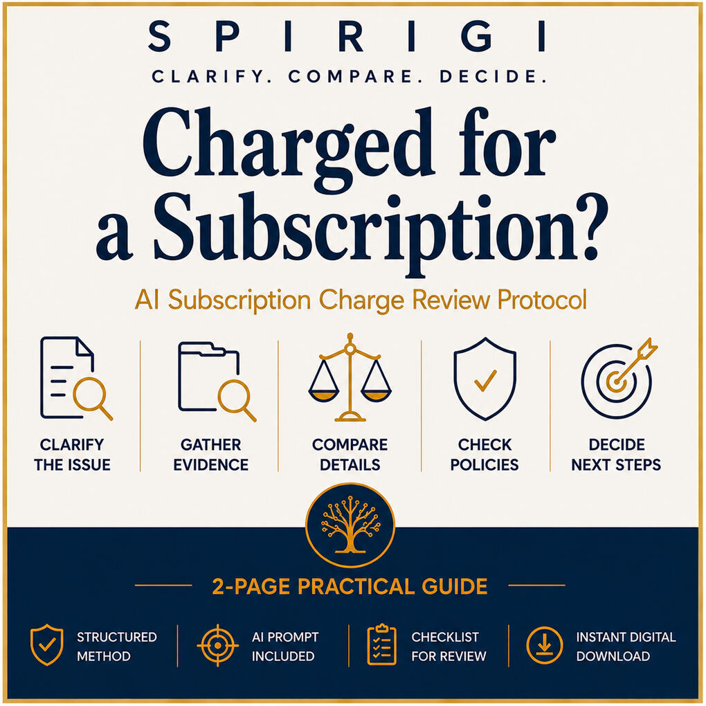 Charged for a Subscription?